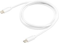 Кабель Buro PD18W USB Type-C (m)-Lightning (m) 1м белый