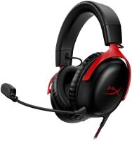 Наушники с микрофоном HyperX Cloud III черный/красный 1.2м мониторные (727A9AA)