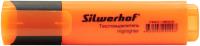 Текстовыделитель Silwerhof Blaze 108036-06 скошенный пиш. наконечник 1-5мм оранжевый картон