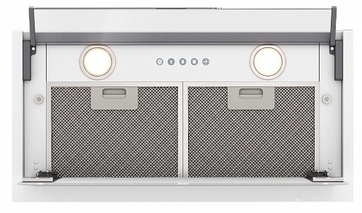 Вытяжка встраиваемая Elikor 60П-1000 белый управление: кнопочное (1 мотор)