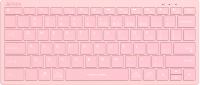 Клавиатура A4Tech Fstyler FBX51C розовый USB беспроводная BT/Radio slim Multimedia (FBX51C PINK)