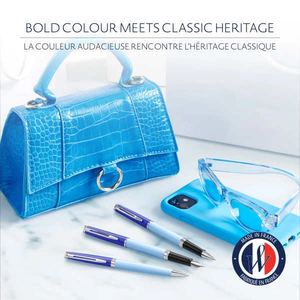 Ручка шариков. Waterman Hemisphere Colour Blocking (2179927) Blue CT M син. черн. подар.кор.