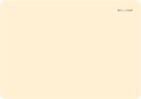 Доска для лепки Silwerhof 957017 Pearl прямоугольная A4 пластик кремовый