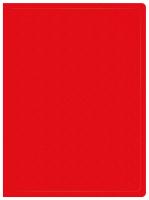 Папка с 10 прозр.вклад. Buro -ECB10RED A4 пластик 0.5мм красный