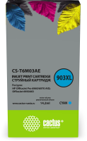 Картридж струйный Cactus CS-T6M03AE №903XL(есть ограничения по прошивке) голубой (10мл) для HP OJP 6950/6960/6970