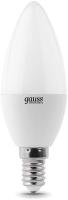 Лампа светодиодная Gauss Elementary 10Вт цок.:E14 свеча 220B 3000K св.свеч.бел.теп. C37 (упак.:10шт) (33110)