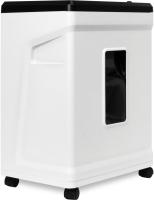 Шредер Heleos УМ26-4 белый/черный (секр.P-4) фрагменты 16лист. 26лтр. скрепки скобы пл.карты CD