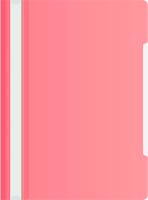 Папка-скоросшиватель Бюрократ -PS20PINK A4 прозрач.верх.лист пластик розовый 0.12/0.16