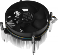 Устройство охлаждения(кулер) Digma D-CPC110-PWM3 92x92x25mm Soc-1200/1150/1151/1155 черный 4-pin 25dB Al+Cu 110W 350gr Ret