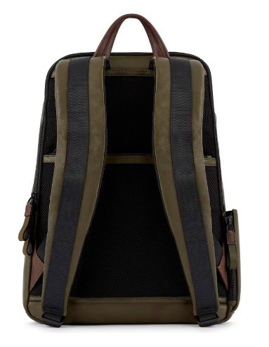 Рюкзак унисекс Piquadro Harper CA3869AP/VETM зеленый/коричневый кожа