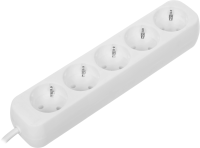 Сетевой удлинитель Defender E518 1.8м (5 розеток) белый (пакет ПЭ)