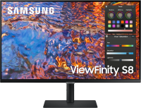 Монитор Samsung 32" S32B800PXI черный IPS LED 5ms 16:9 HDMI полуматовая HAS Piv 350cd 178гр/178гр 3840x2160 60Hz DP 4K USB 5.2кг