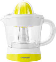 Соковыжималка цитрусовая Starwind SJ 1121 30Вт рез.сок.:700мл. желтый/прозрачный