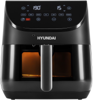 Аэрогриль Hyundai HYF-9090 1700Вт сливочный/черный