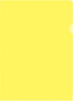 Папка-уголок Buro -E120BU/YEL тисненый A4 пластик 0.12мм желтый