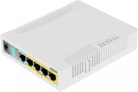 Коммутатор MikroTik RB260GSP CSS106-1G-4P-1S 5G 1SFP 5PoE управляемый