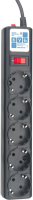 Сетевой фильтр Powercube SPG5-C5 5м (5 розеток) черный (коробка)