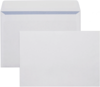 Конверт Silwerhof Eco 124 C4 229x324мм белый силиконовая лента 80г/м2 серая запечатка (pack:500pcs)