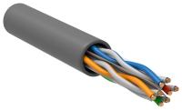 Кабель информационный ITK LC1-C604-111 кат.6 U/UTP 4X2X23AWG PVC внутренний 305м серый