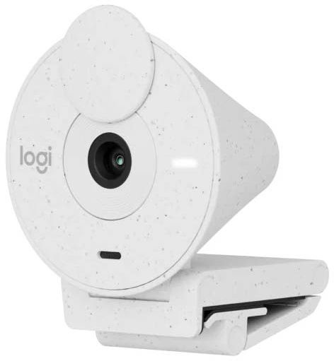 Камера Web Logitech HD Webcam Brio 300 белый 2Mpix (1920x1080) USB Type-C с микрофоном (960-001442)