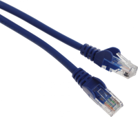 Патч-корд Lanmaster LAN-PC45/U5E-1.0-BL UTP RJ-45 вил.-вилка RJ-45 кат.5E 1м синий LSZH (уп.:1шт)