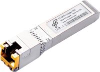 Модуль оптический Future Technologies FT-SFP+-COPPER-10G Модуль оптический FT-SFP+-Copper-10G (SFP+Copper, 10G, RJ-45)