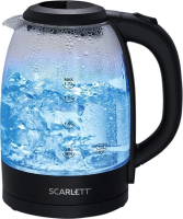 Чайник Scarlett SC-EK27G11 1.7л. 2200Вт черный (стекло)