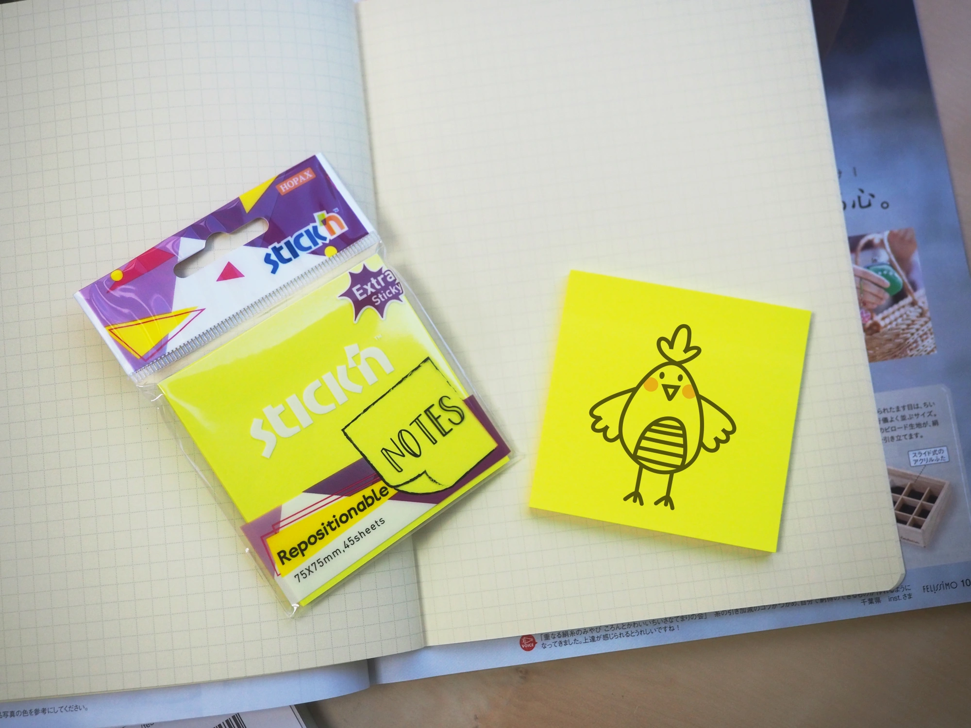 Блок самоклеящийся бумажный Stick`n 21580 76x76мм 45лист. желтый неон 1цв.в упак. усиленный клей