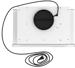 Вытяжка встраиваемая Elikor Slide Glass 50П-1000 белый управление: кнопочное (1 мотор)