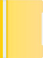 Папка-скоросшиватель Бюрократ Economy -PSE20YEL A4 прозрач.верх.лист пластик желтый