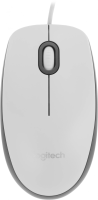 Мышь Logitech M100 белый/черный оптическая 1000dpi USB 2but (910-006764)