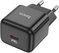 Сетевое зар./устр. Hoco N32 Glory Black 30W (PD+QC+AFC) USB-C универсальное черный