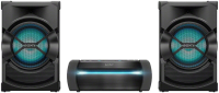 Минисистема Sony Shake-X10 черный 1200Вт/CD/CDRW/DVD/DVDRW/FM/USB/BT