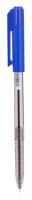 Ручка шариков. Deli Arrow EQ00830 прозрачный/синий d=0.5мм син. черн.