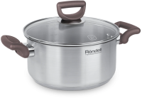Кастрюля Rondell Fest RDS-1322 2.8л. d=20см (с крышкой) стальной