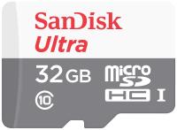 Флеш карта microSDHC 32Gb Class10 Sandisk SDSQUNR-032G-GN3MN Ultra w/o adapter