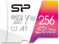 Флеш карта microSDXC 256Gb Class10 Silicon Power SP256GBSTXBV1V20SP Elite + adapter