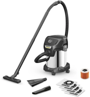 Строительный пылесос Karcher KWD 3 S V-17/4/20 Anniversary Edition 1000Вт (уборка: сухая/сбор воды) черный