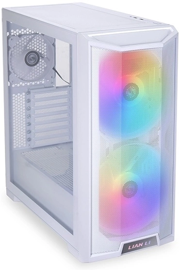 Корпус Lian-Li Lancool 215 белый без БП ATX 2x120mm 2x140mm 2xUSB3.0 1xUSB3.1 audio bott PSU