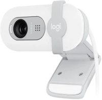 Камера Web Logitech HD Webcam Brio 100 Full белый 2Mpix (1920x1080) USB Type-C с микрофоном (960-001