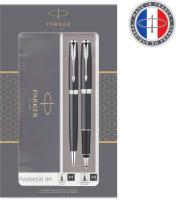 Набор ручек Parker Sonnet (CW2093259) LaqBlack CT M подар.кор. ручка роллер, ручка шариковая