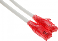 Патч-корд Hyperline PC-LPM-UTP-RJ45-RJ45-C5e-2M-LSZH-WH PC-LPM-UTP-RJ45-RJ45-C5E-2M UTP RJ-45 вил.-вилка RJ-45 кат.5E 2м белый LSZH (уп.:1шт) 24AWG