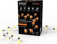 Гирлянда Gauss GS034 нить шарики дл.5.8м