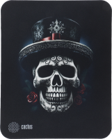 Коврик для мыши Cactus Scull 250x250x3мм (CS-MP-D05S)