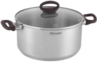 Кастрюля Rondell Tierno RDS-1593 4.8л. d=24см (с крышкой) стальной