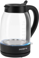 Чайник электрический Polaris PWK 1797CGL 1.8л. 2200Вт черный корпус: стекло