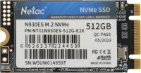 Накопитель SSD Netac PCIe 3.0 x2 512GB NT01N930ES-512G-E2X N930ES M.2 2242
