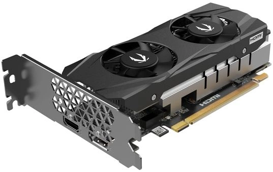 Видеокарта Zotac PCI-E 4.0 RTX 3050 LP NVIDIA GeForce RTX 3050 6Gb 96bit GDDR6 1470/14000 HDMIx1 DPx1 HDCP Ret low profile