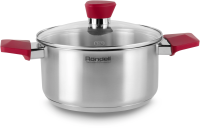 Кастрюля Rondell Strike RDS-813 2л. d=18см (с крышкой) стальной