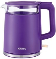 Чайник электрический Kitfort KT-6124-1 1.2л. 2200Вт фиолетовый (корпус: пластик)